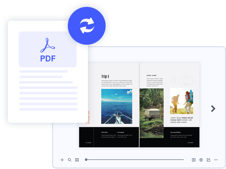 Create online flipbook with realistic flipping effects using PDF to flip book converter